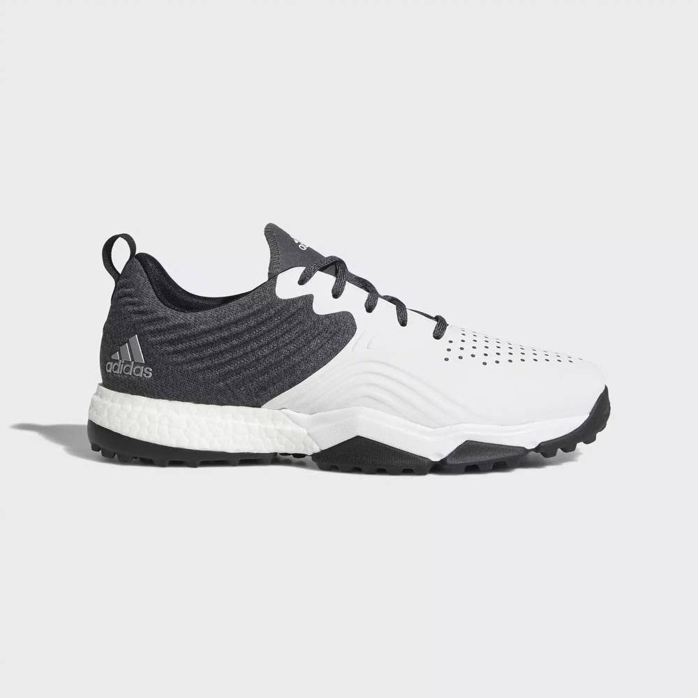 Adidas Adipower 4orged S Wide Tenis De Golf Negros Para Hombre (MX-25671)